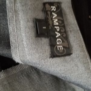 Black and gray pencil skirt